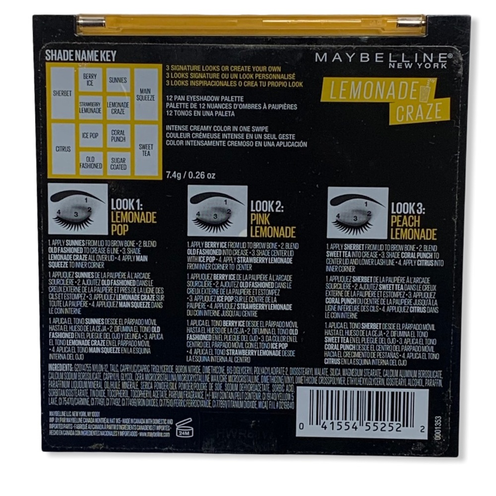 Maybelline Palette Lemonade Craze - Picture 2 of 11
